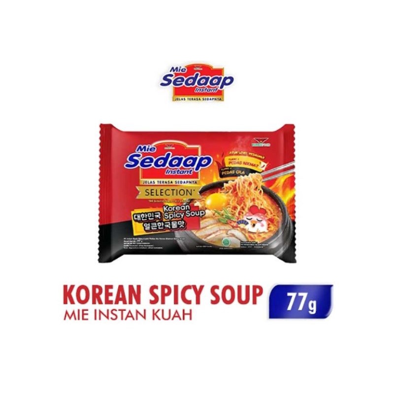 

Sedaap Mie Instant Korean Spicy Soup 77 g