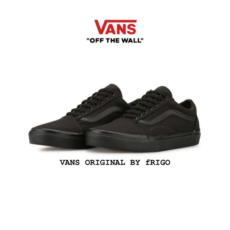vans old skool black low