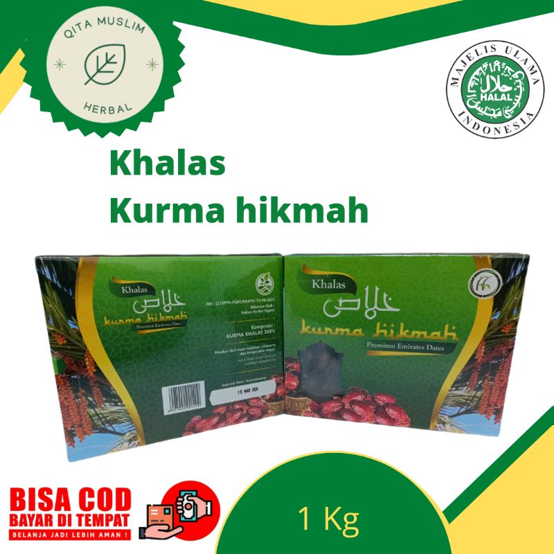 

Kurma Khalas Hikmah Berat 1 kg