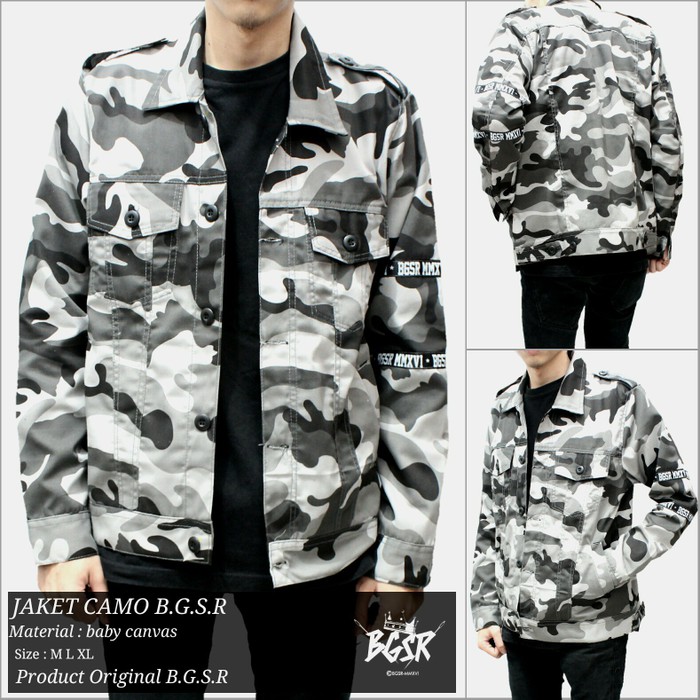 Terlaris JAKET CAMO ORIGINAL BGSR GREY ARMY USA/JAKET ORIGINAL Murah