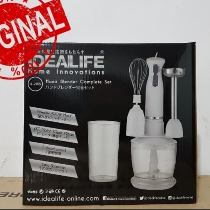 Idealife Hand Blender Il-215S - Promo 