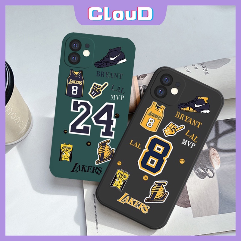 Soft Case TPU Motif Pemain Basket Kobe Lakers Untuk Oppo A57 2022 A76 A12 A95 A96 Reno 7 A16 A74 A5S A54 A15 A3S A35 A36 A94 A52 A53 435 5F