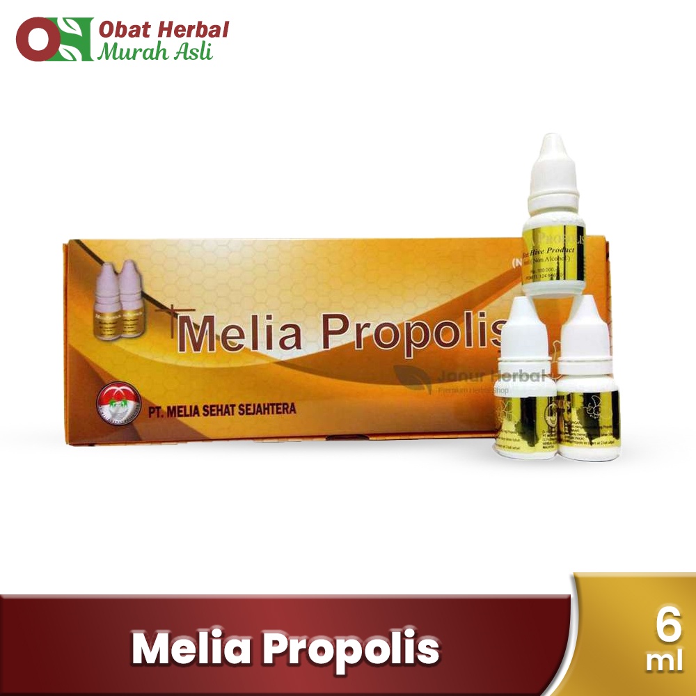 Melia Propolis 6ml / Harga Satuan / PERBOX ISI 7 Botol / 100% Original