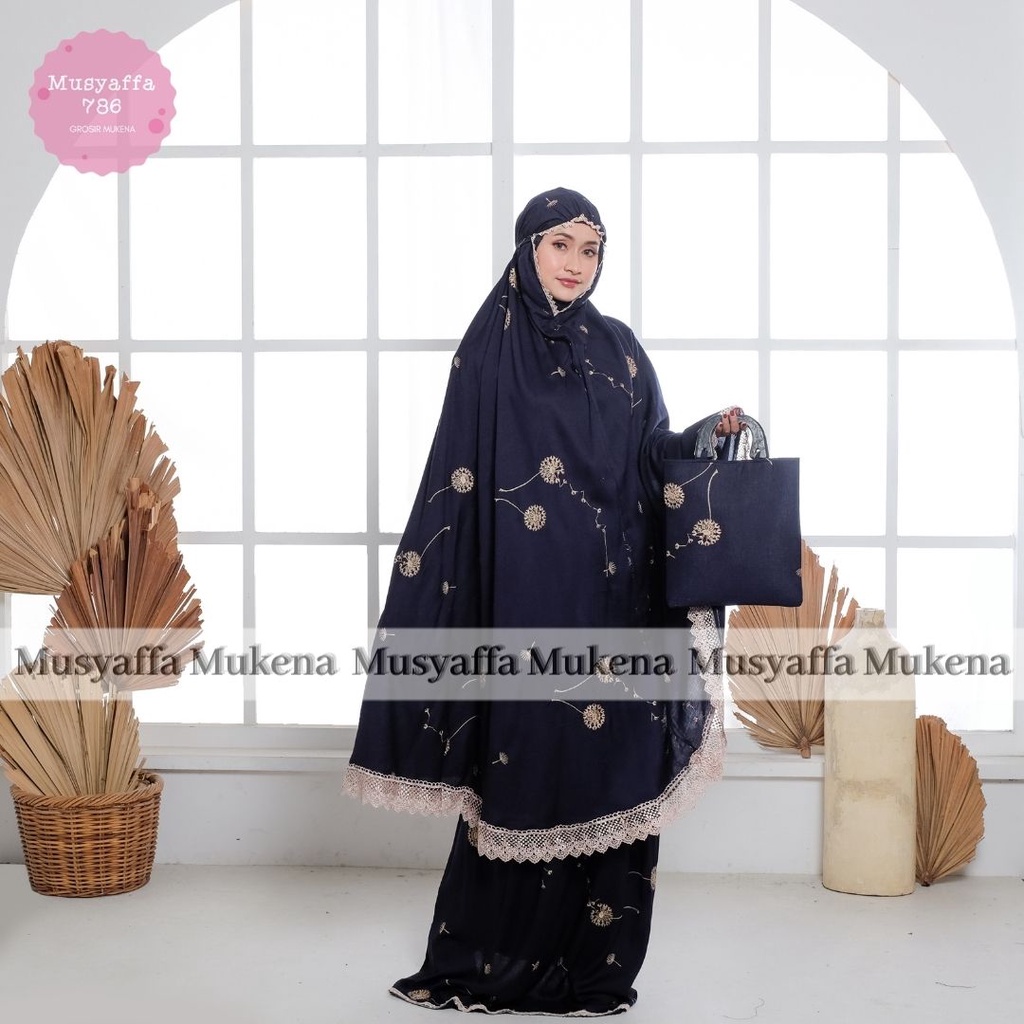 MUSYAFFA - Mukena Dewasa Lasercut Maudy 2in1