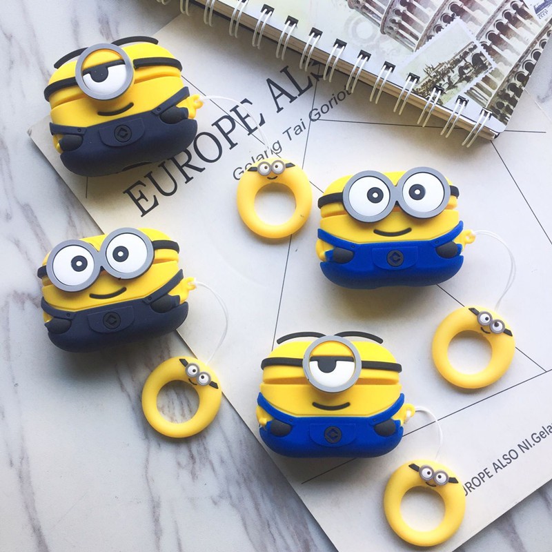 Case Airpods Pro or Airpods - Case Cartoon Character 3D Silicone
