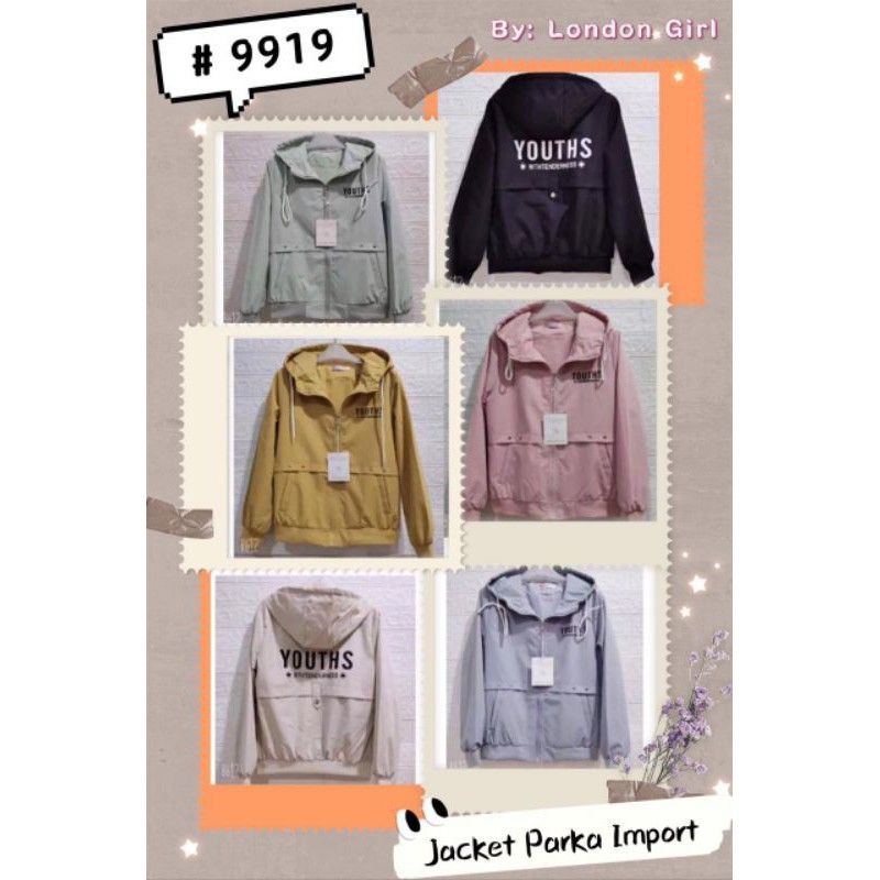Jaket parka import 9919 by London Girl