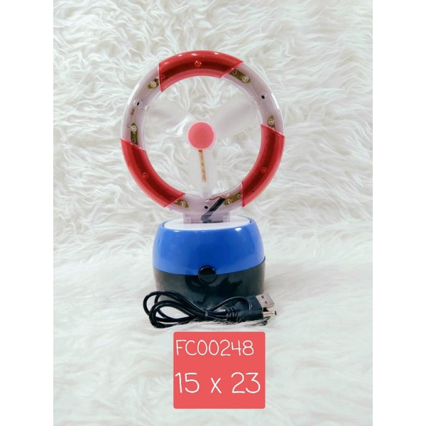 kipas laser lampu kipas meja hias hiasan pajangan fan table mini bianglala wheel FC00248