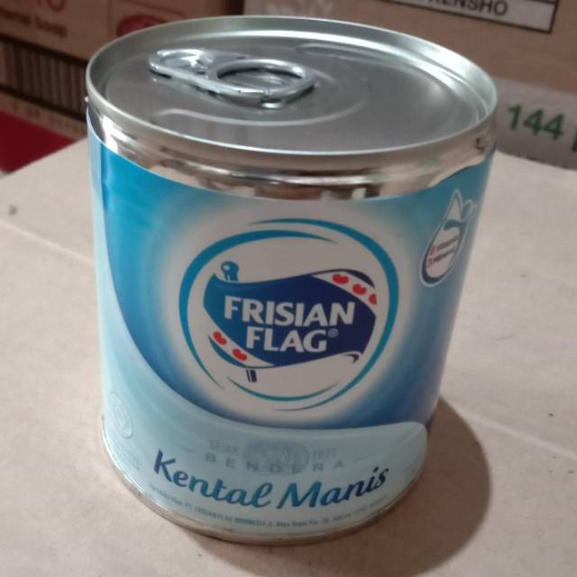 

Frisian flag kental manis putih (susu bendera)