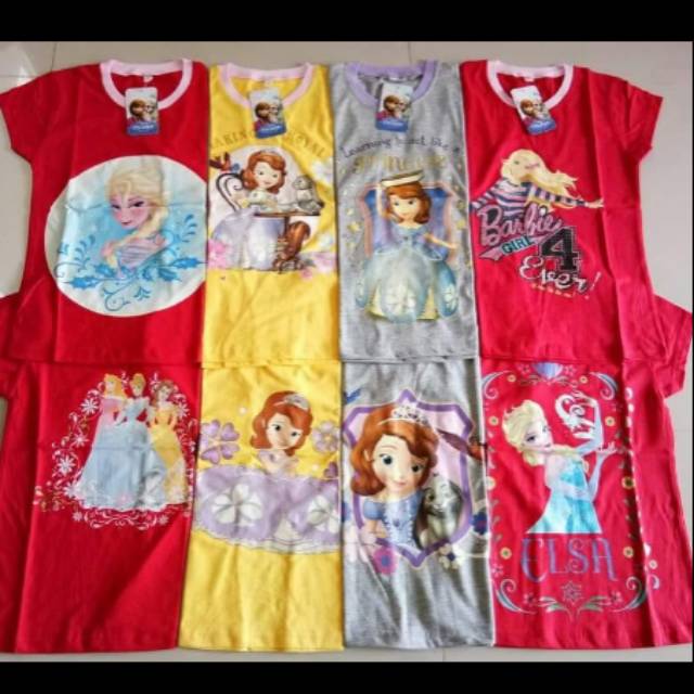 KaosAnakPerempuanFrozen