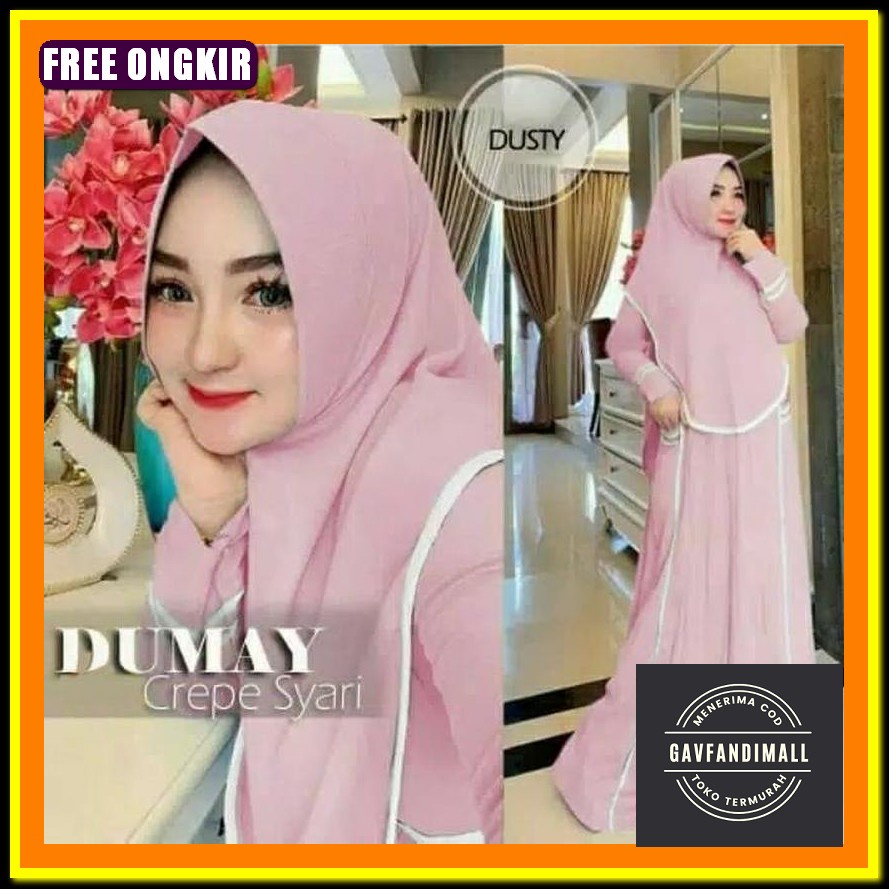 Sabira Dress Bahan Katun Rayon Viscose Dress Muslim Korean Style Dress Wanita Kekinian 2022 Korean S