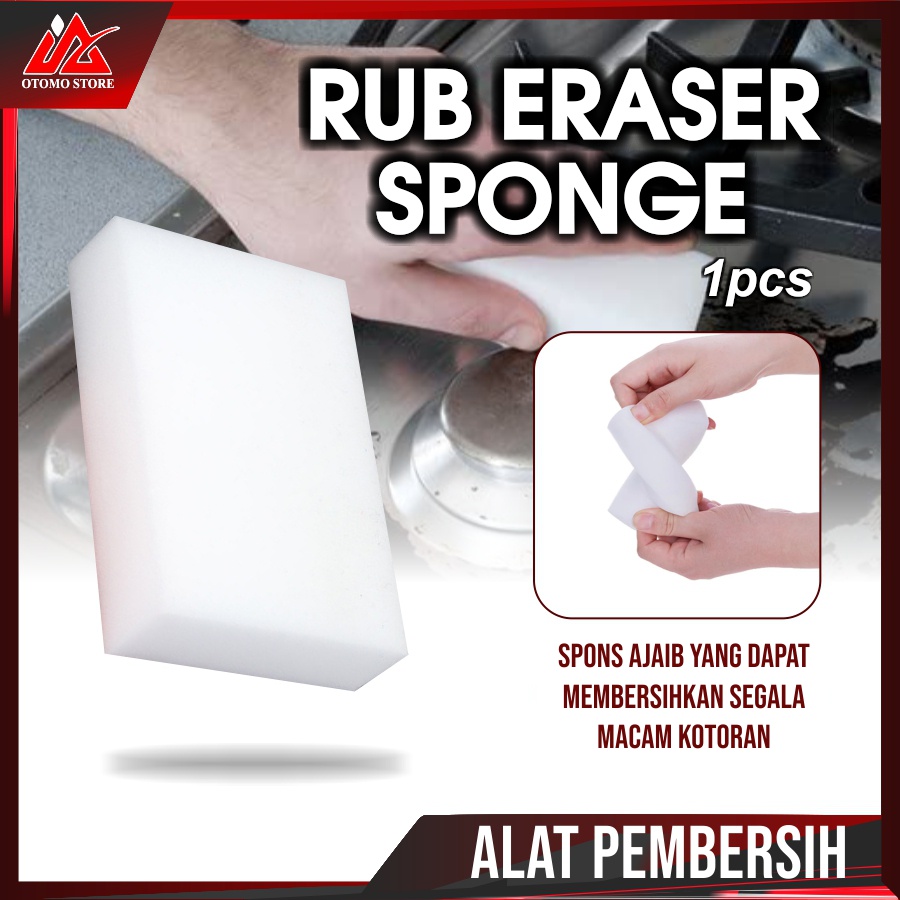 RUB ERASER Spons Busa Ajaib Magic Sponge Busa Pembersih Nano Spon Pembersih Serbaguna