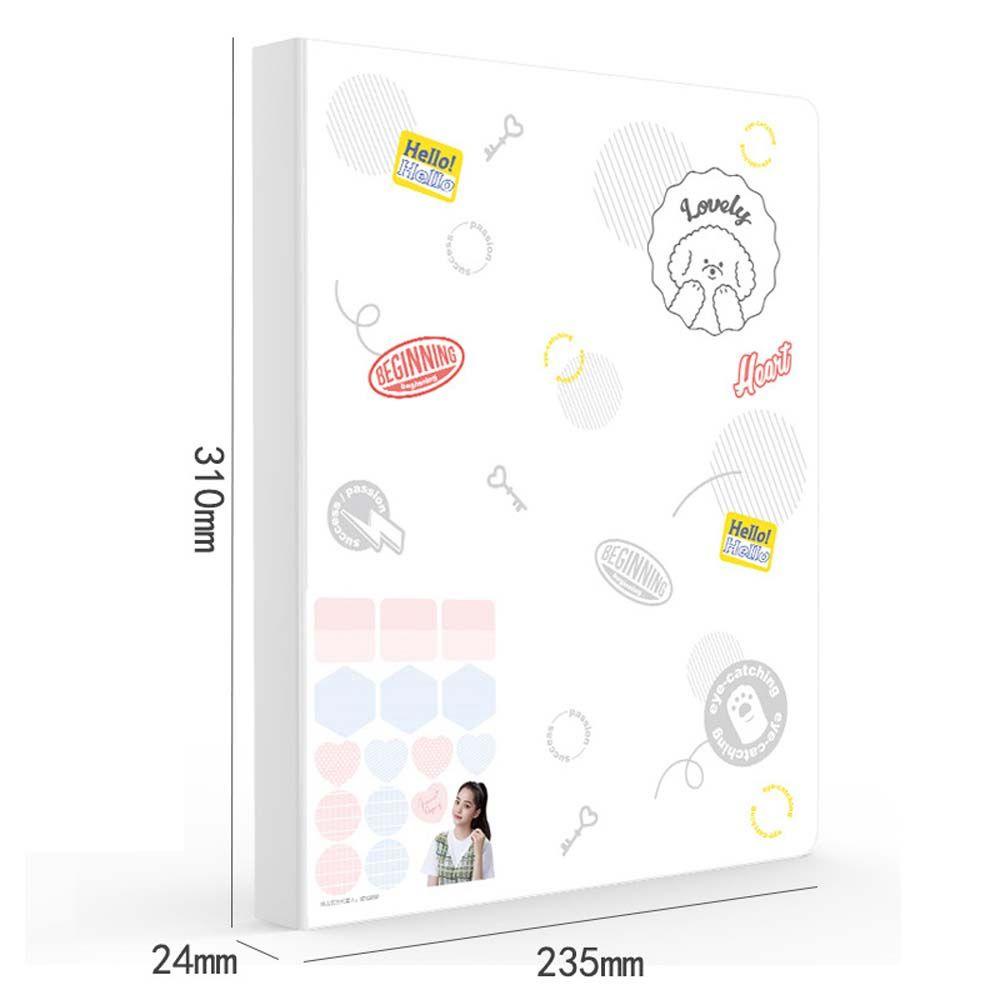 Agustinina Kantong Dokumen Folder Anti Air Ukuran A4 Frosted Folder Penyimpanan File Music Score Sheet Organizer