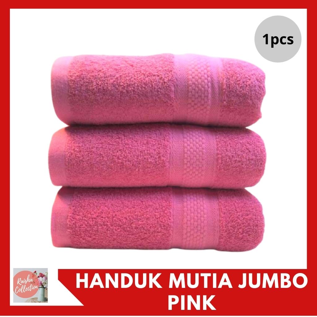 RC  [PROMO]Handuk Mandi Hotel Mutia Jumbo Warna Pink