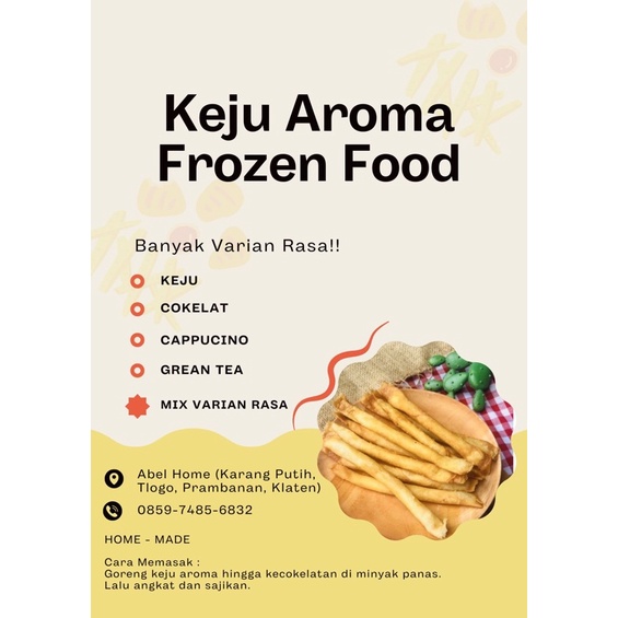 

Keju Aroma Frozen Food