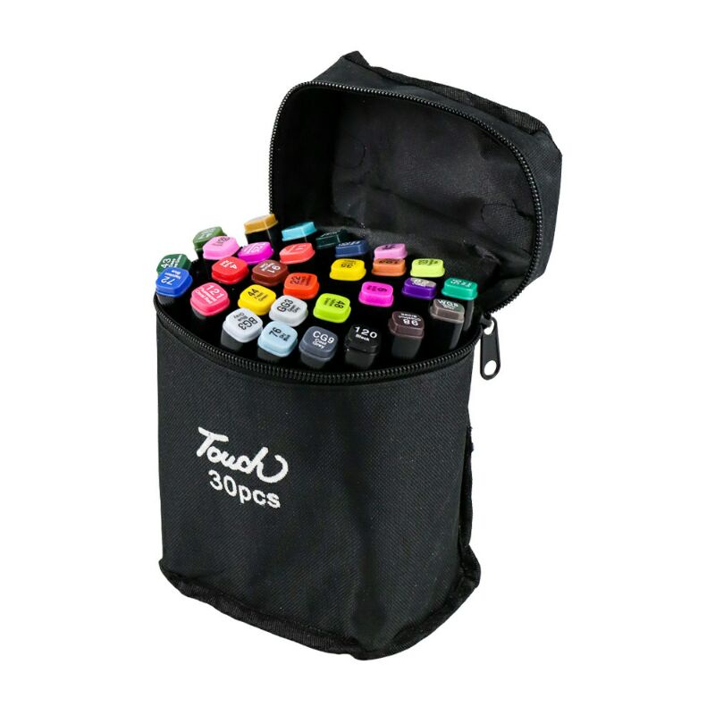 Touch Spidol Dual Side Fine Art Marker 30 Color T30