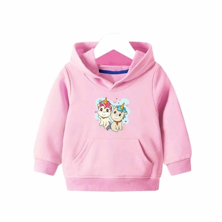 Hoodie anak Twins Unicorn Cute Sweater Pakaian Anak M - XXL