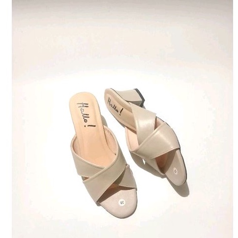 Hello Hells Sandal High Hills Cewek Hak Tinggi 5cm (Hello Soraya)
