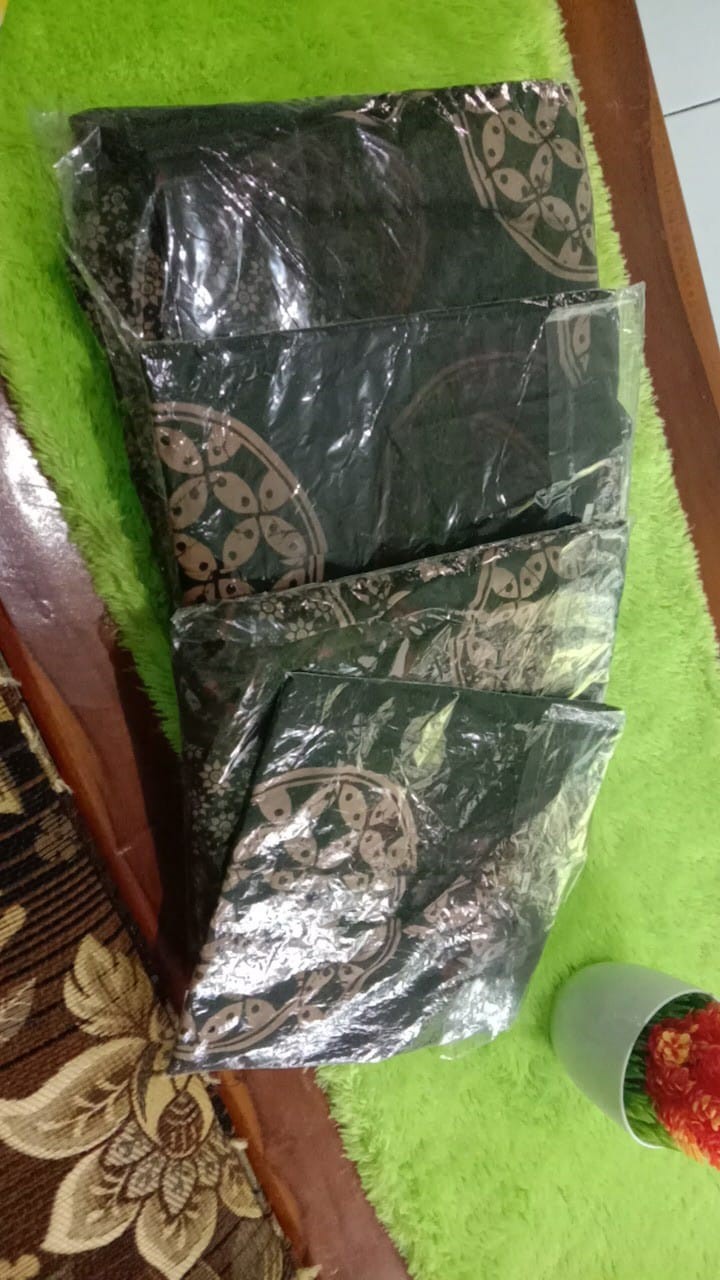 Set Couple Marina • Couple Gamis Batik • Couple Kemeja Batik • Batik Couple