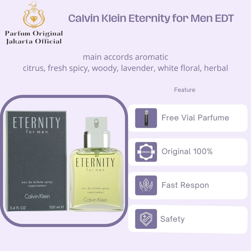 Parfum Parfume Perfume Asli Perawatan Kecantikan Original Import Branded Pria Laki Laki Cowok CK Cal