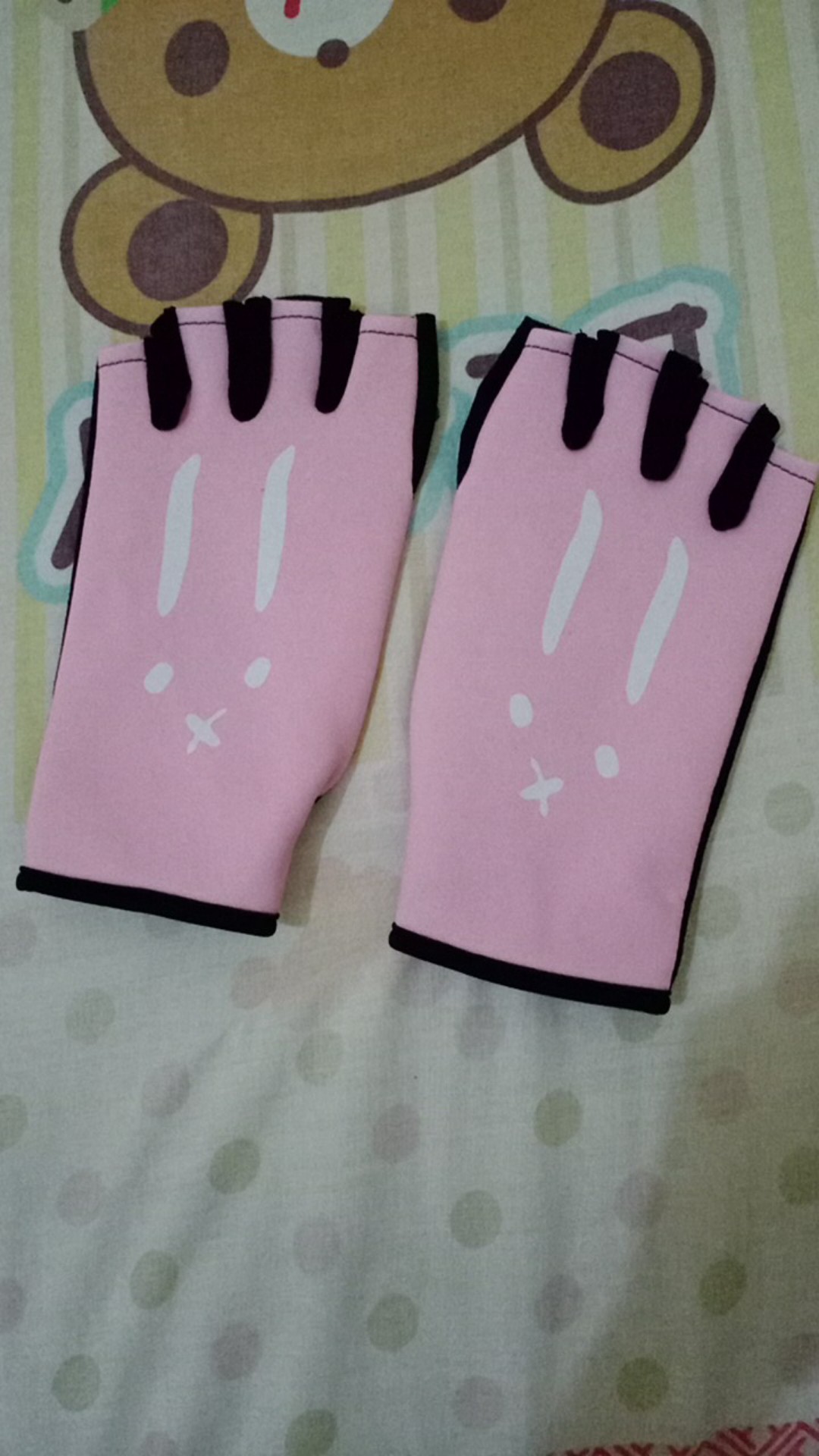 Hand Gloves Bunnyhope (black, Pink, White)