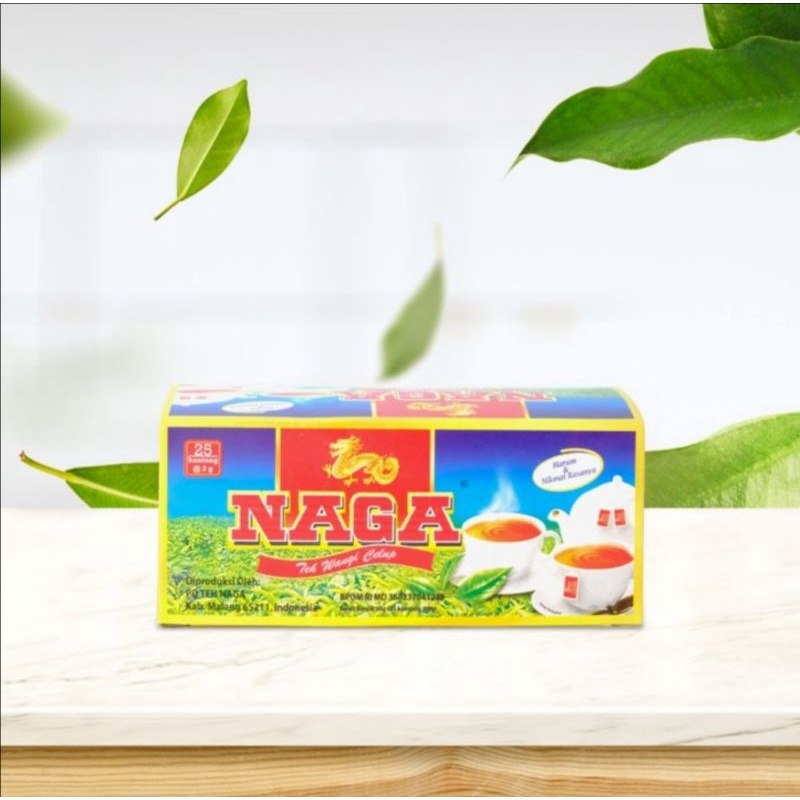 

Teh Celup cap NAGA 25 kantong @ 2 gram