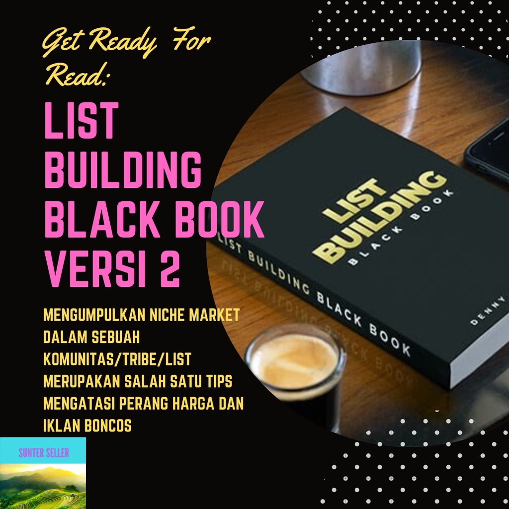 Buku Bisnis List Building Black Book Original Denny Santoso