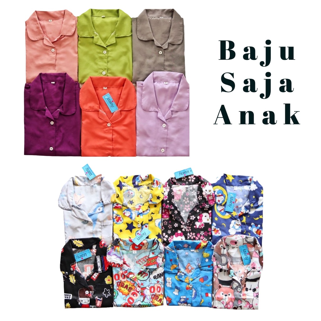 IZANY Baju Saja Anak Random Motif