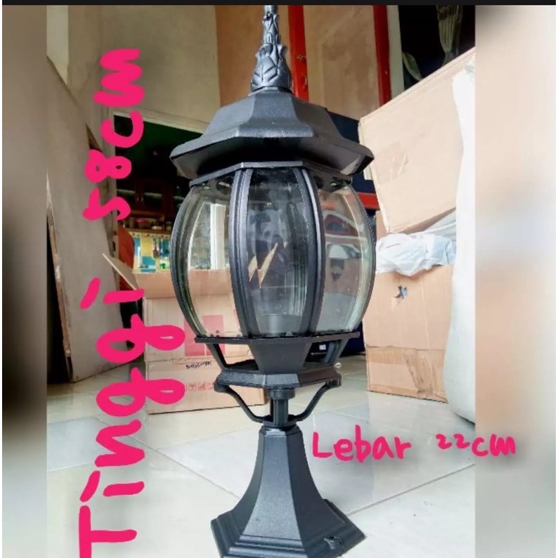 lampu taman pilar 1003 / 5003 pagar outdoor ukuran besar