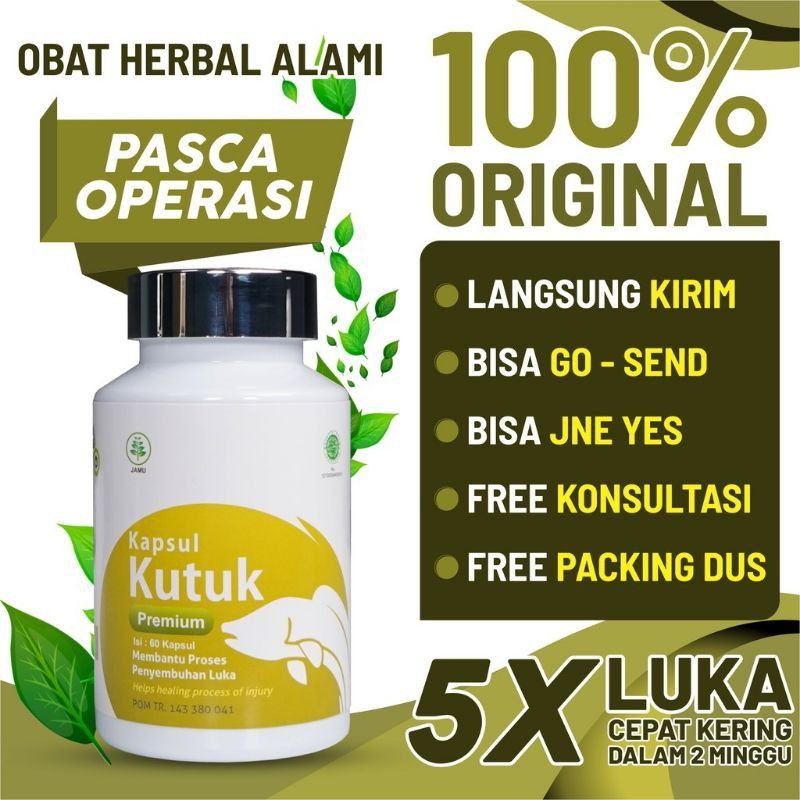 [BISA COD] KAPSUL KUTUK premium asli 100% original / kapsul kutuk ikan gabus terbaik berkualitas