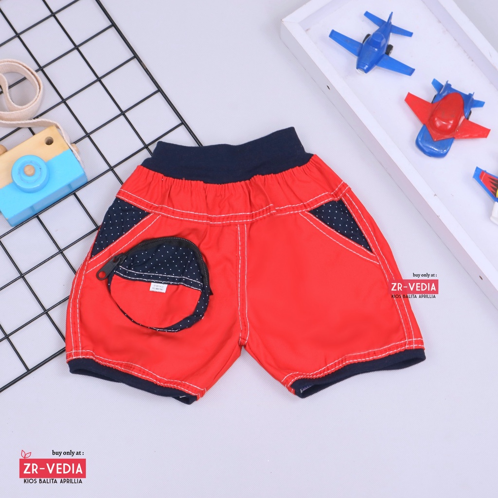 Ruby Pants uk Bayi - 2 Tahun / Celana Pendek Anak Laki Perempuan Short Cowok Adem Murah Polos Import Kiosbalitaaprillia