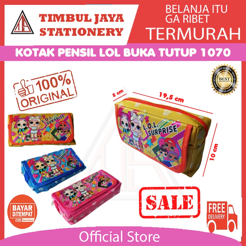 

TJS Tempat pensil LOL tempat pensil aesthetic bahan kain kotak pensil LoL tempat pensil anak cewek kwalitas premium buka tutup 1070 kotak pensil anak perempuan Barbie 533