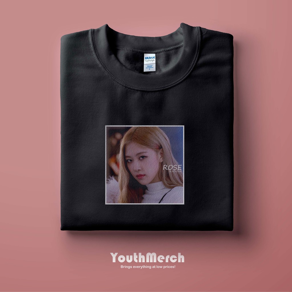 Kaos Musik Rose Blackpink - Musik Merch | Unisex | Baju Rose Blackpink | Rose Blackpink Tees