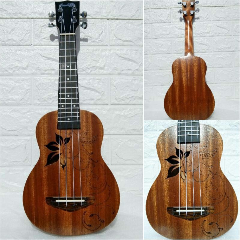 Ukulele cowboy Soprano 21&quot; original cowboy import bonus tas dan pick