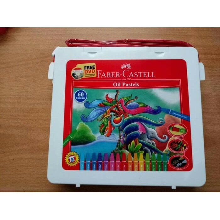 

Crayon oil pastel 60 warna Faber Castell