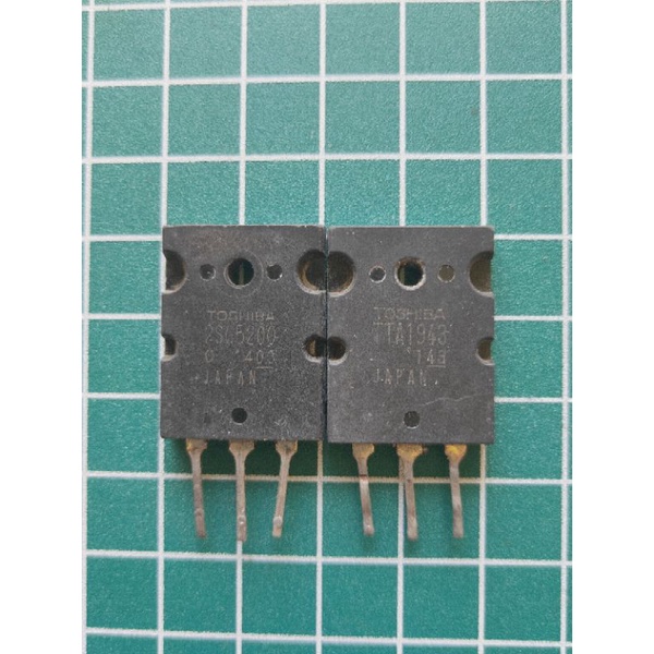 TRANSISTOR A1943 2SC5200 TOSHIBA 5200 CABUTAN