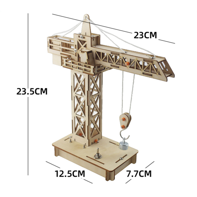 Mainan Rakit Menara Derek Elektronik DIY Untuk Edukasi Sains Anak Gizmo