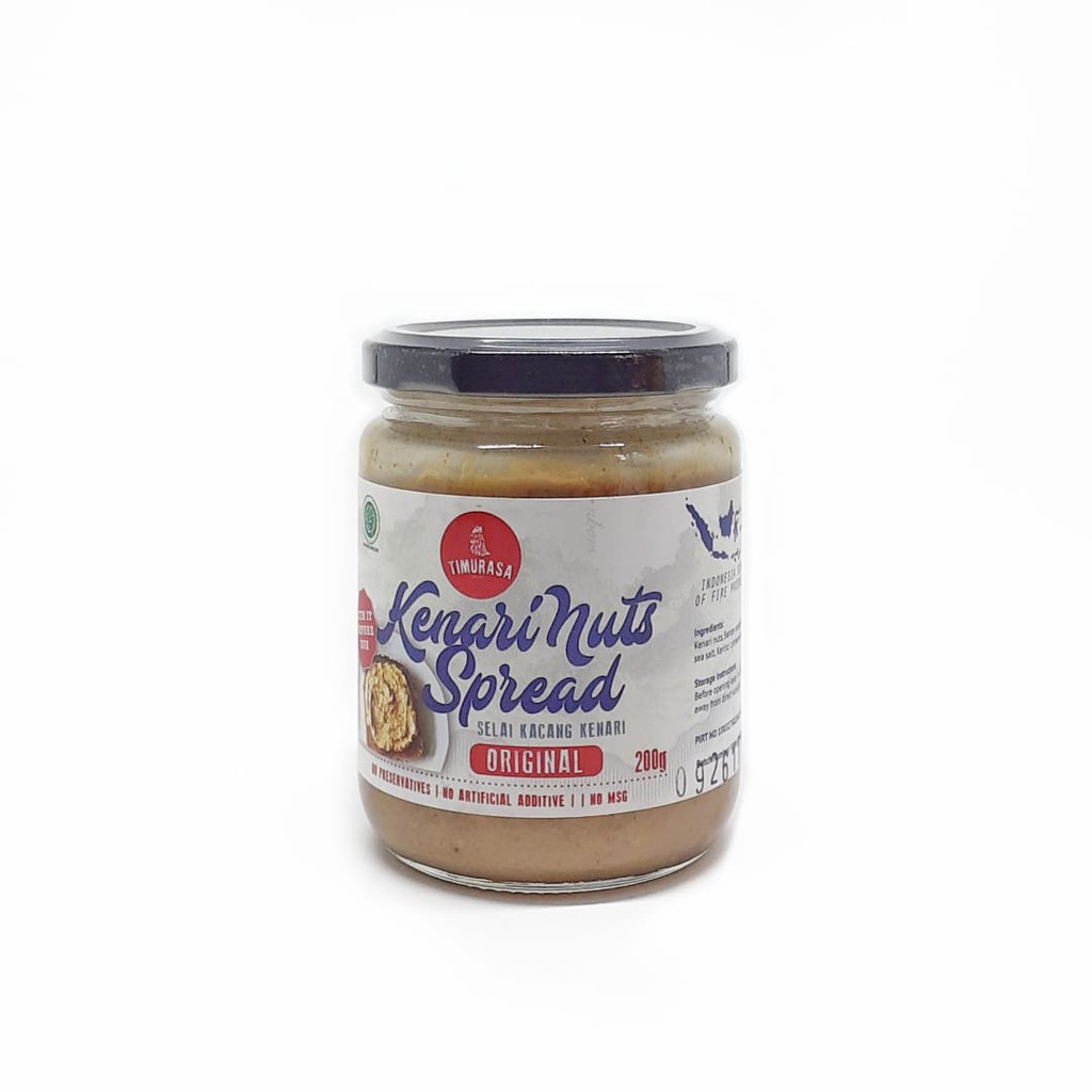 

Timurasa Kenari Nuts Spread Original (Selai Kacang Kenari Original ) Kemasan Jar 200gr