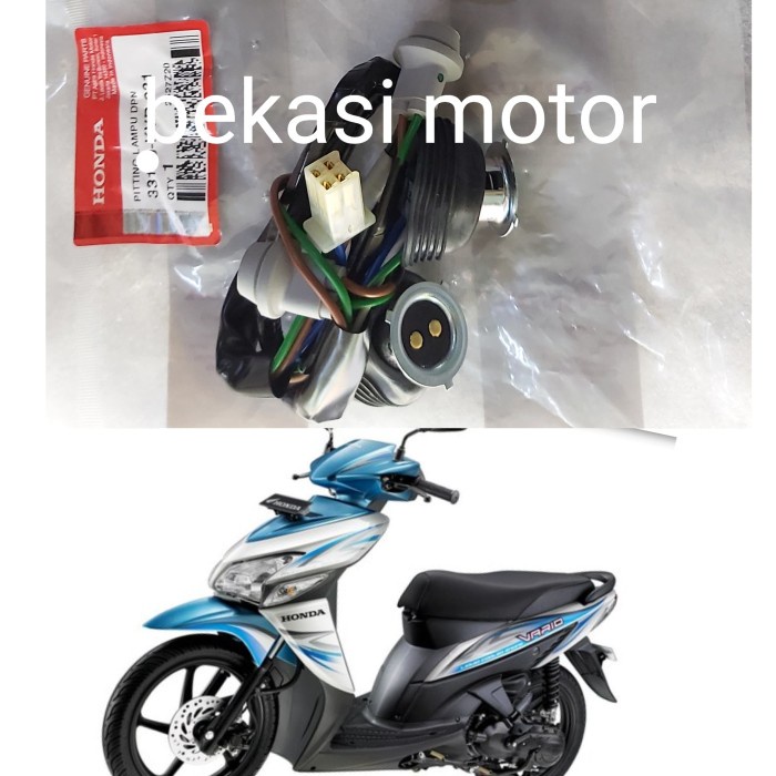 Pitting Fitting Socket Lampu Depan Honda Vario Karbu 110 Original
