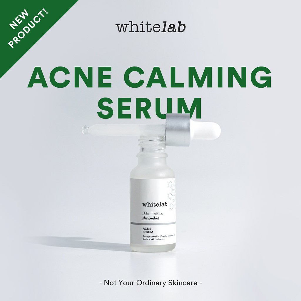 (BPOM) WHITELAB Acne Calming Serum 20ml - Serum Acne Whitelab - Serum Jerawat Whitelab
