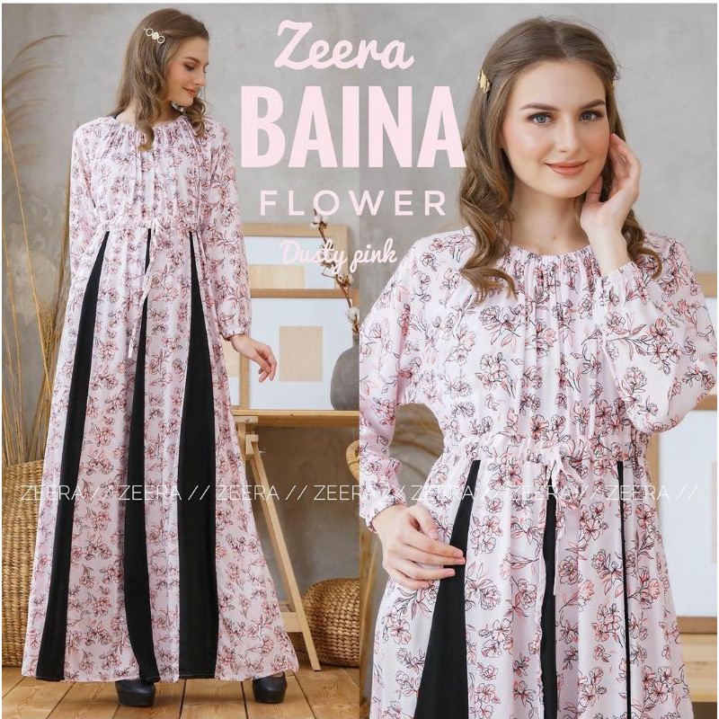 Daster Arab Zeera Baina Flower