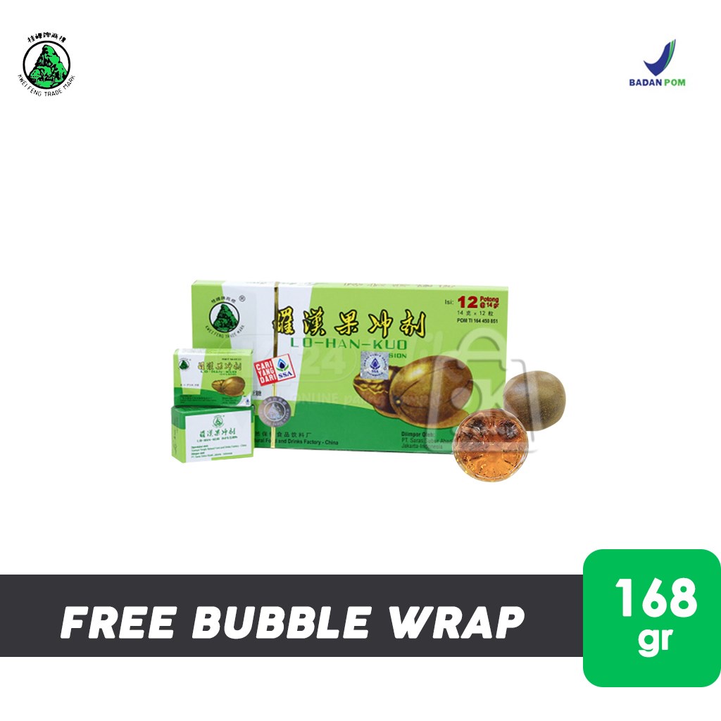 

Buah herbal Lo Han Kuo Peningkat Sistem Imun tubuh [14gr x 12 pcs]