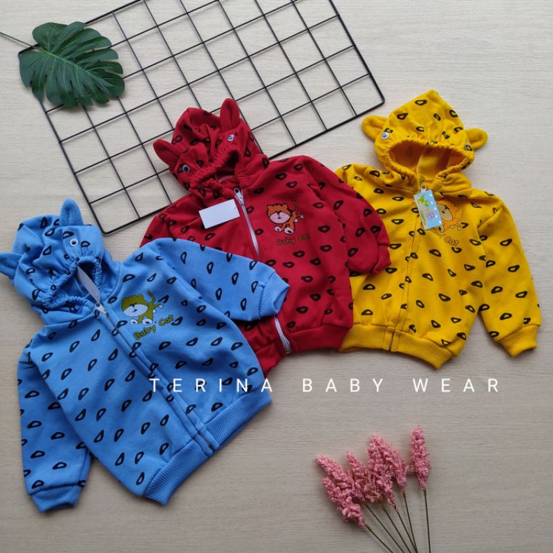Jaket bayi murah // jaket bayi motif macan tutul
