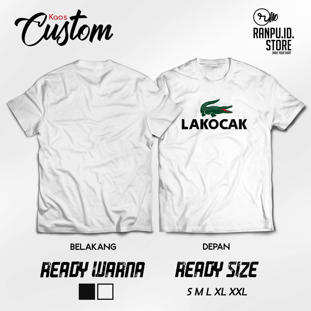 T-Shirt Kaos Plesetan Lacoste La kocak