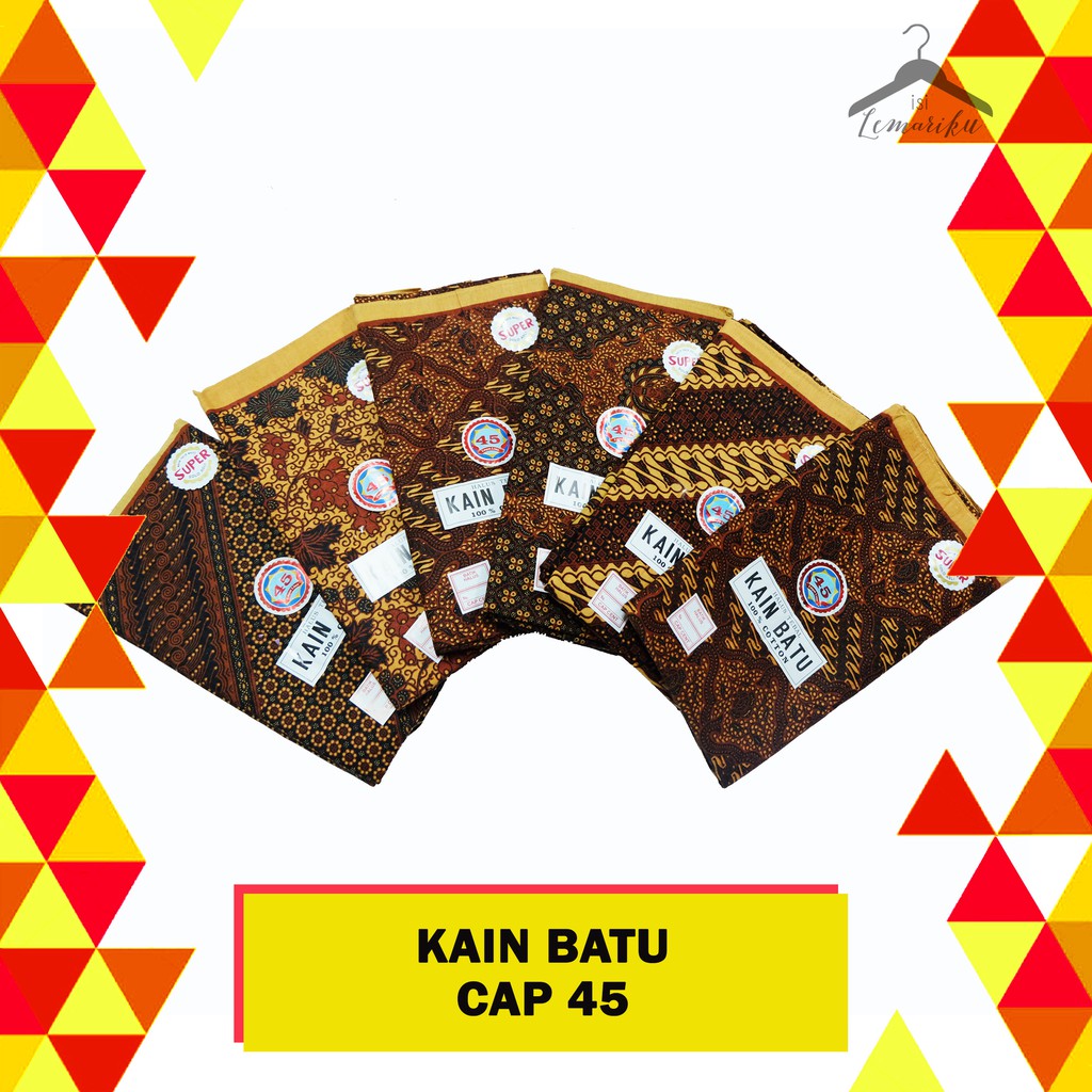 Kain Batik  Batu Cap  45 Batik  Halus  Shopee Indonesia