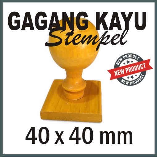 

Gagang Stempel Kayu Kotak uk.40x40