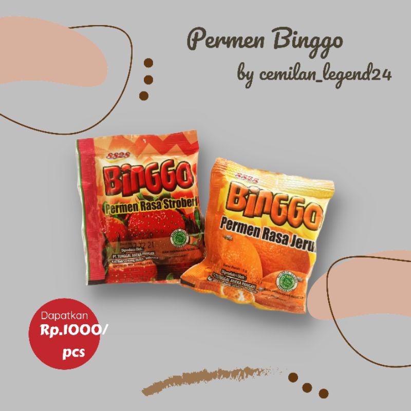 

Permen Binggo / Binggo / jajanan SD / Permen jadul COD / Cemilan