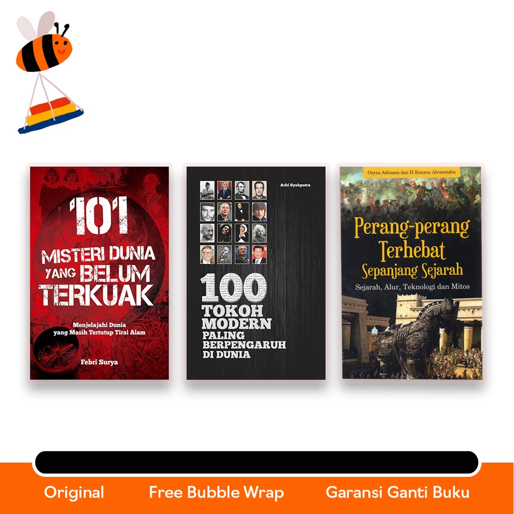 Jual BUKU SEJARAH : 101 Misteri Yang Belum Terkuak , 100 Tokoh Modern ...