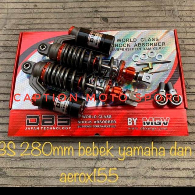 Shock tabung DBS replika ktc original ukuran 280mm nouvo aerok 155