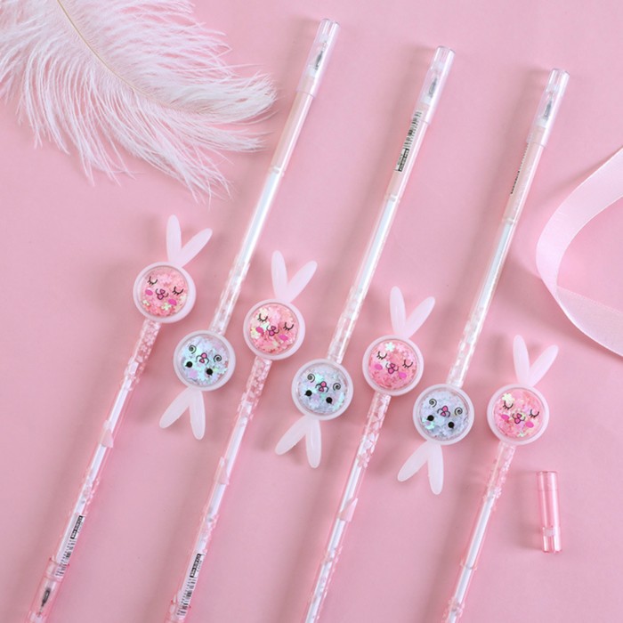 

MURAH PULPEN Pulpen Payet Gliter bunny kelinci rabbit T18