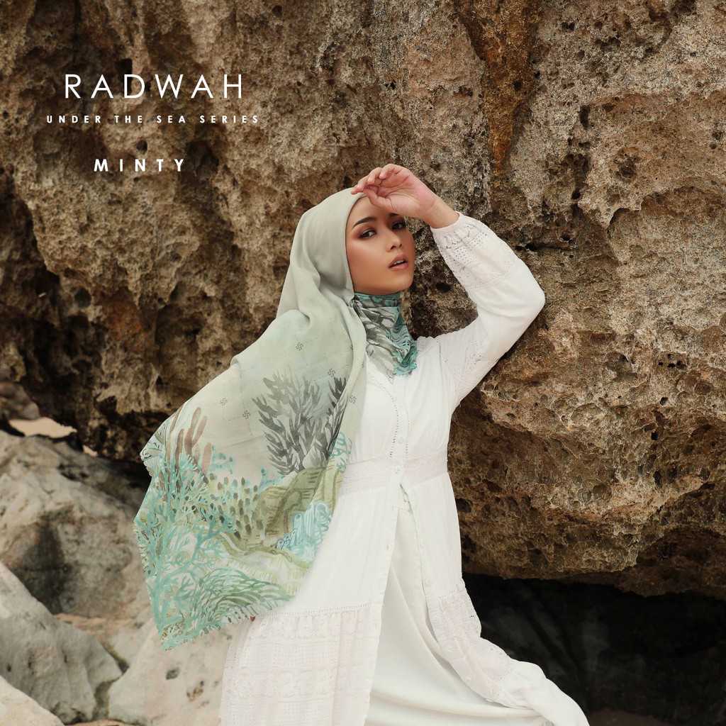 Radwah - Premium Scarf Under The Sea - Scarf Printing